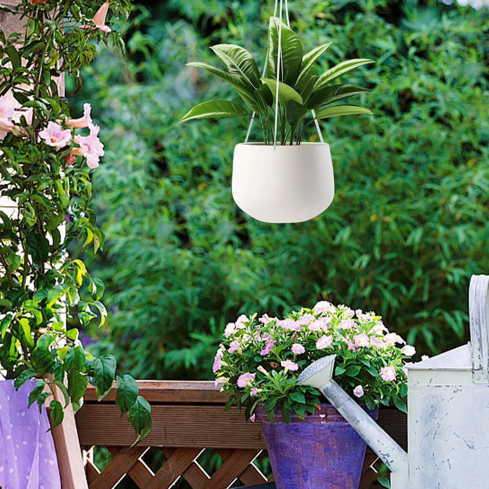 30 Pcs Plastic Plant Hanger Hooks Hanging Planter Pot Hangers for Plants Flower Pots