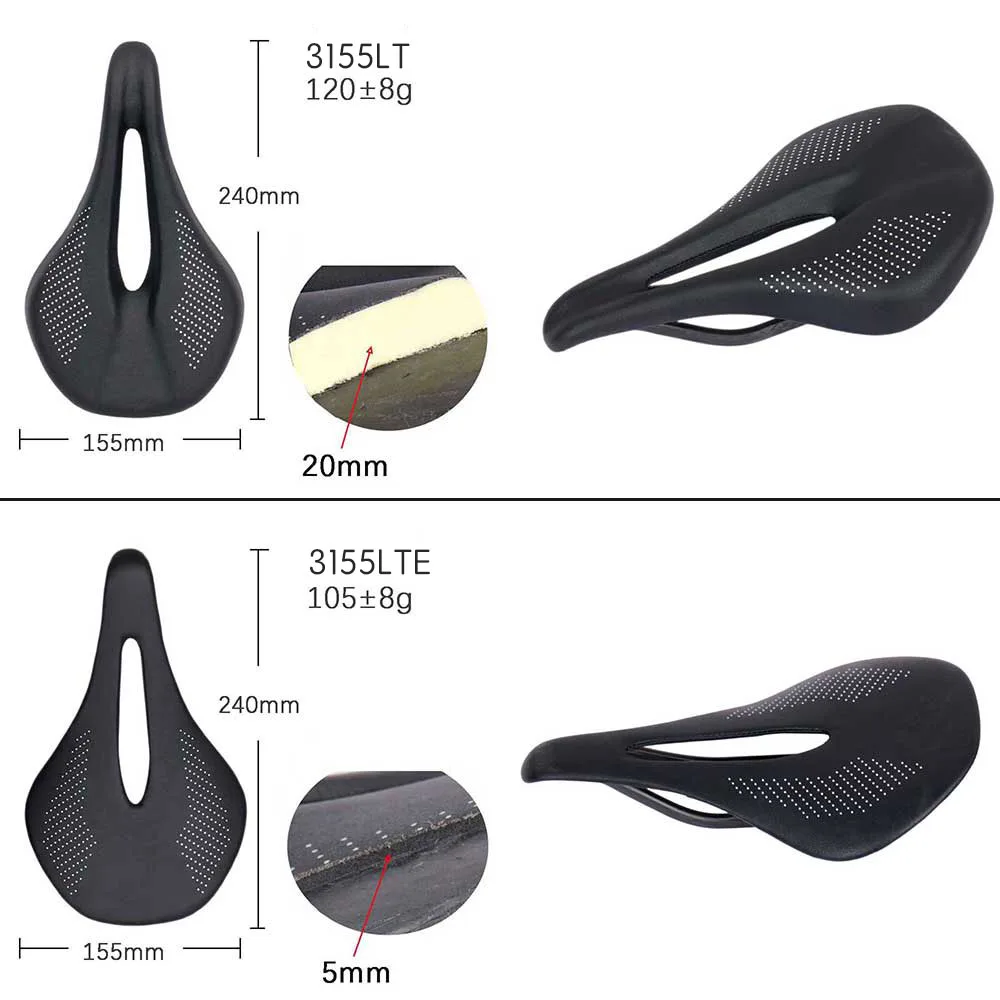 elitaone carbon fiber mountain bike/road bike saddle 115g ultralight leather bicycle seat 31A