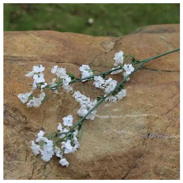 12 Stems Artificial White Gypsophila Silk Flower Bunch Baby's Breath