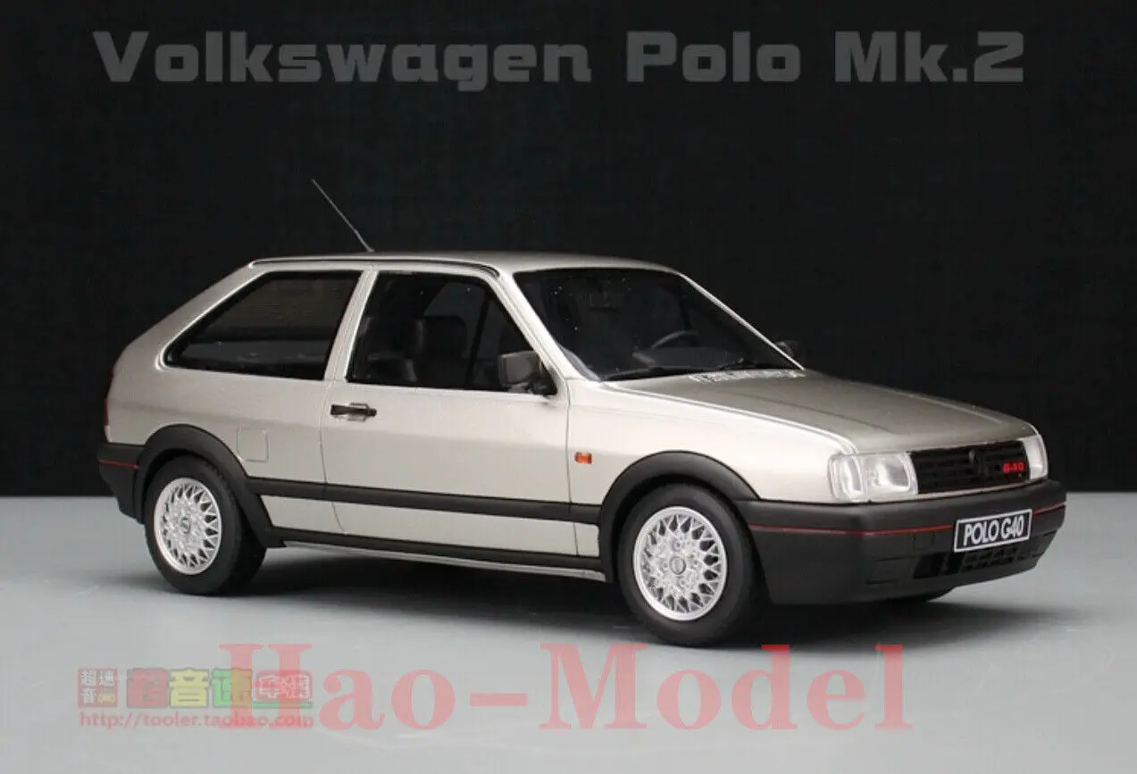 Otto-レジン-ミニチュアシミュレーションカー,フォルクスワーゲンポロmk2 g40,1:18,限定玩具,誕生日プレゼント,趣味,展示コレクション