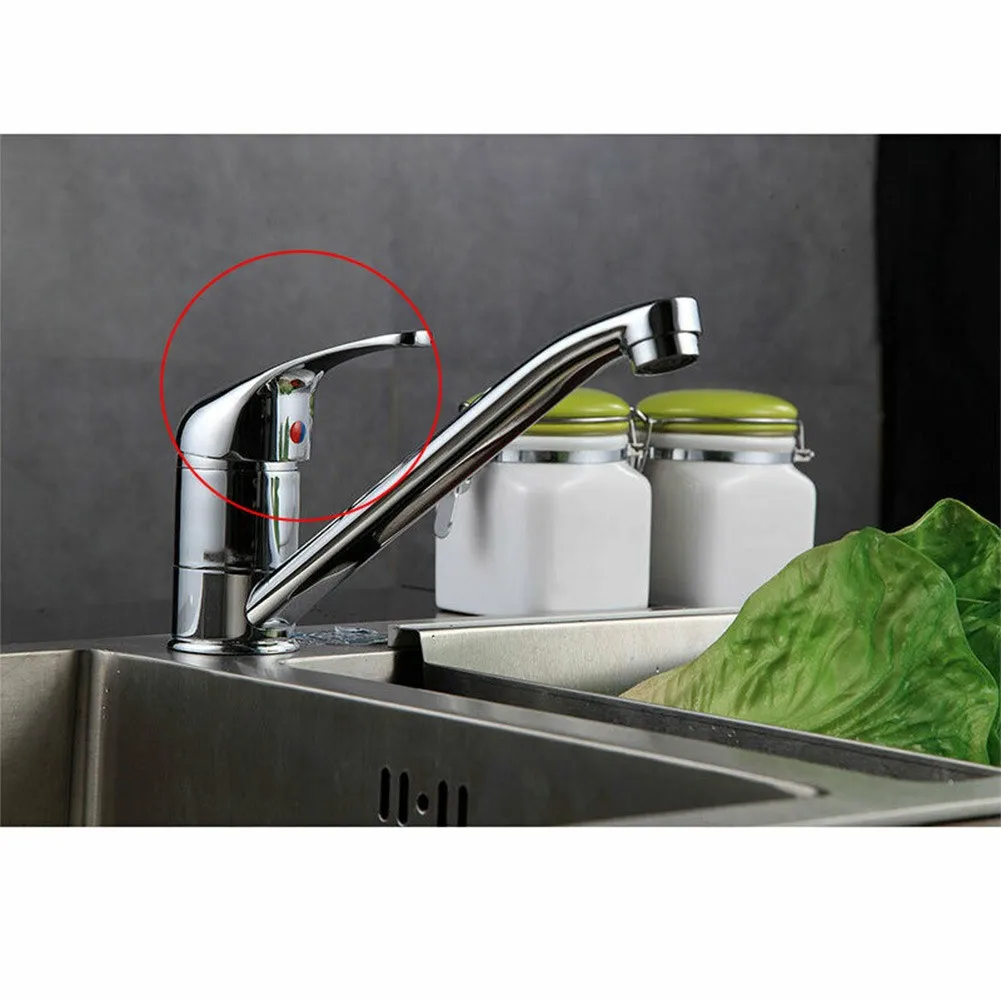 1pc Kitchen  Bathroom Basin Single Lever Mixer  Tap Head Handle Practical  Replacement Kitchen Bathroom  Faucet Accessories
