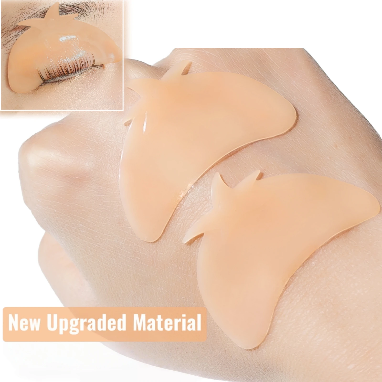 Libeauty Flat Lash Lift Shield Ultradünne koreanische Silikon-Weichmacherpads nur für den 1. Perm-Schritt & selbstklebende Wimpernlift-Pads