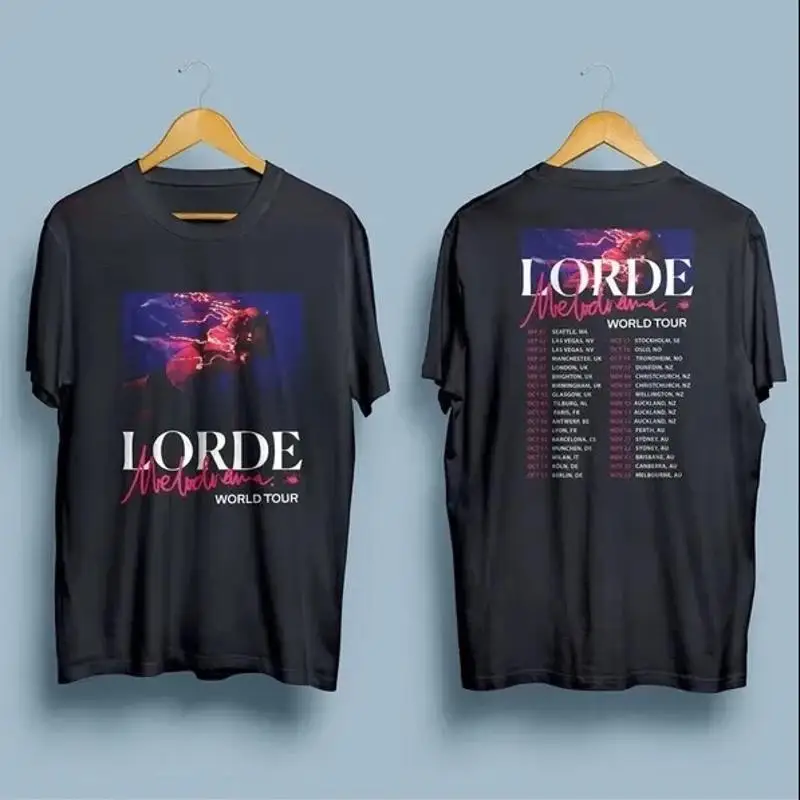 Vintage 2017 Nueva camiseta Lorde Melodrama Tour, talla S-5XL