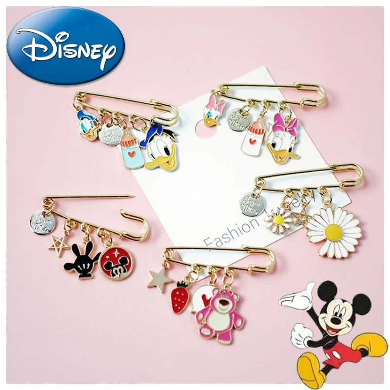 

Disney Mickey Minnie Mouse Creative Cartoon Cute Untitled Brooch Cute Enamel Badge All-match Clothing Accessories Birthday Gift