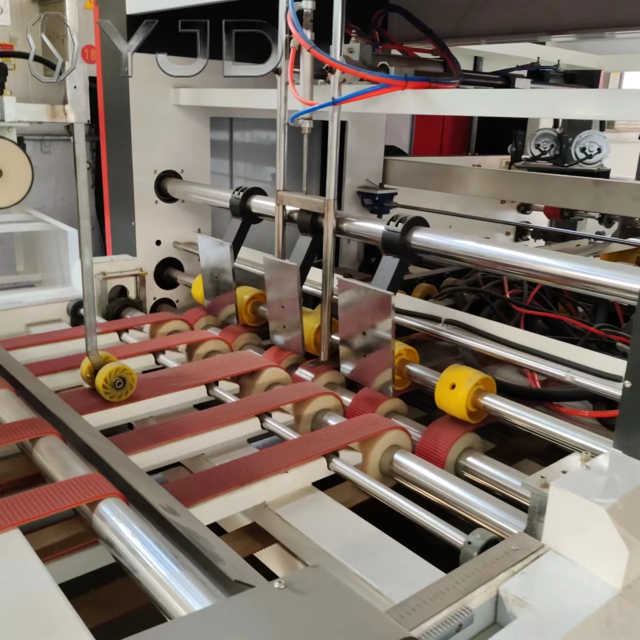 High Quality Folding Gluing Full Automatic Carton Box Folder Gluer Machine