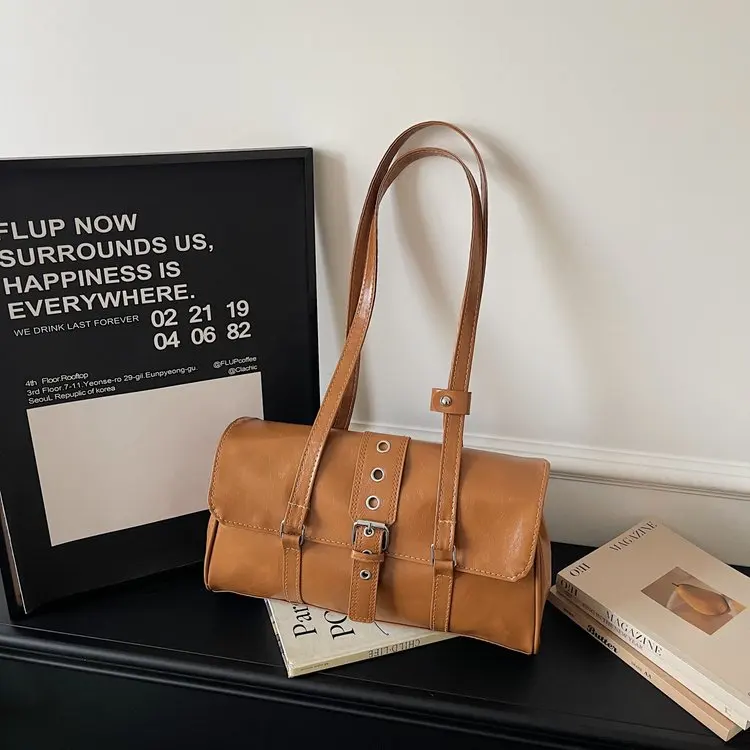 

2026 New Niche Retro Handbag Shoulder Armpit Bag American Fashion Versatile Commuter Tote Bag for Women