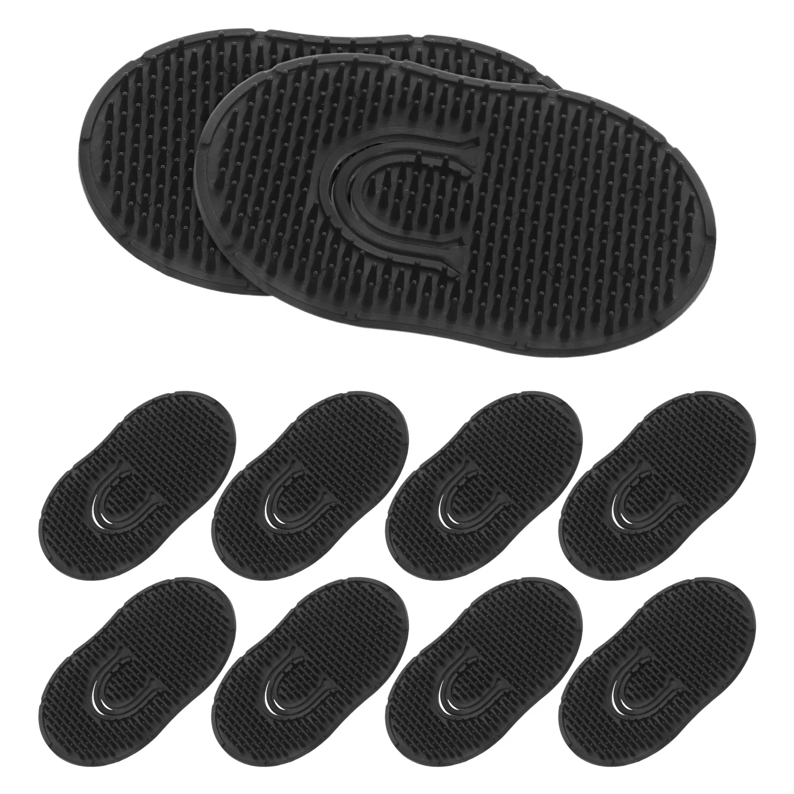 

10Pcs Silicone Scalp Massage Comb for Men - Compact Pocket Brush - Gentle Self-Cleaning Shampoo Massager for Travel