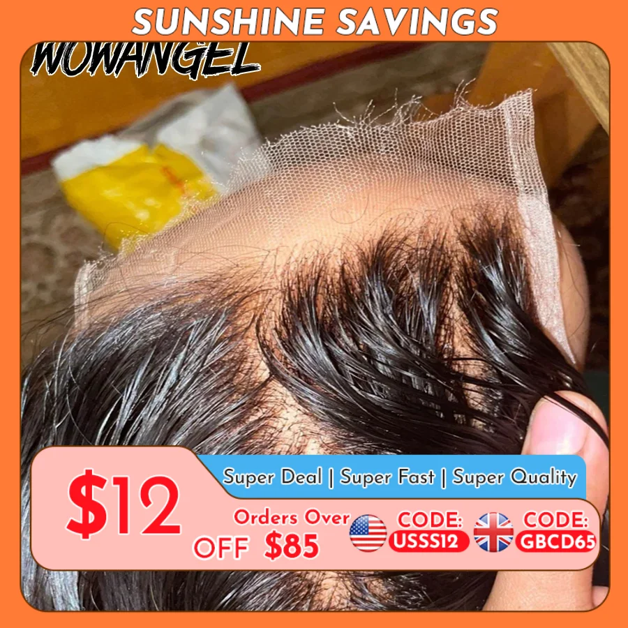 Onda do corpo 5x5/6x6/7x7 hd fechamento de renda apenas peles derretidas cabelo vrigin não detectável fechamento de renda suíça frontal 100% cabelo humano