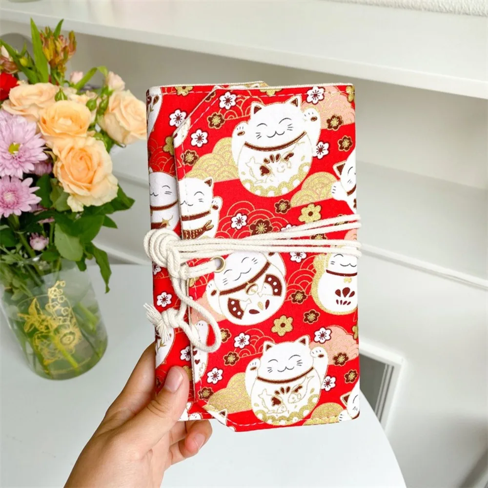 Loose Leather Binder Notebook Cover, Papelaria Escola, Diário Notepad, Gato, Novo, A6