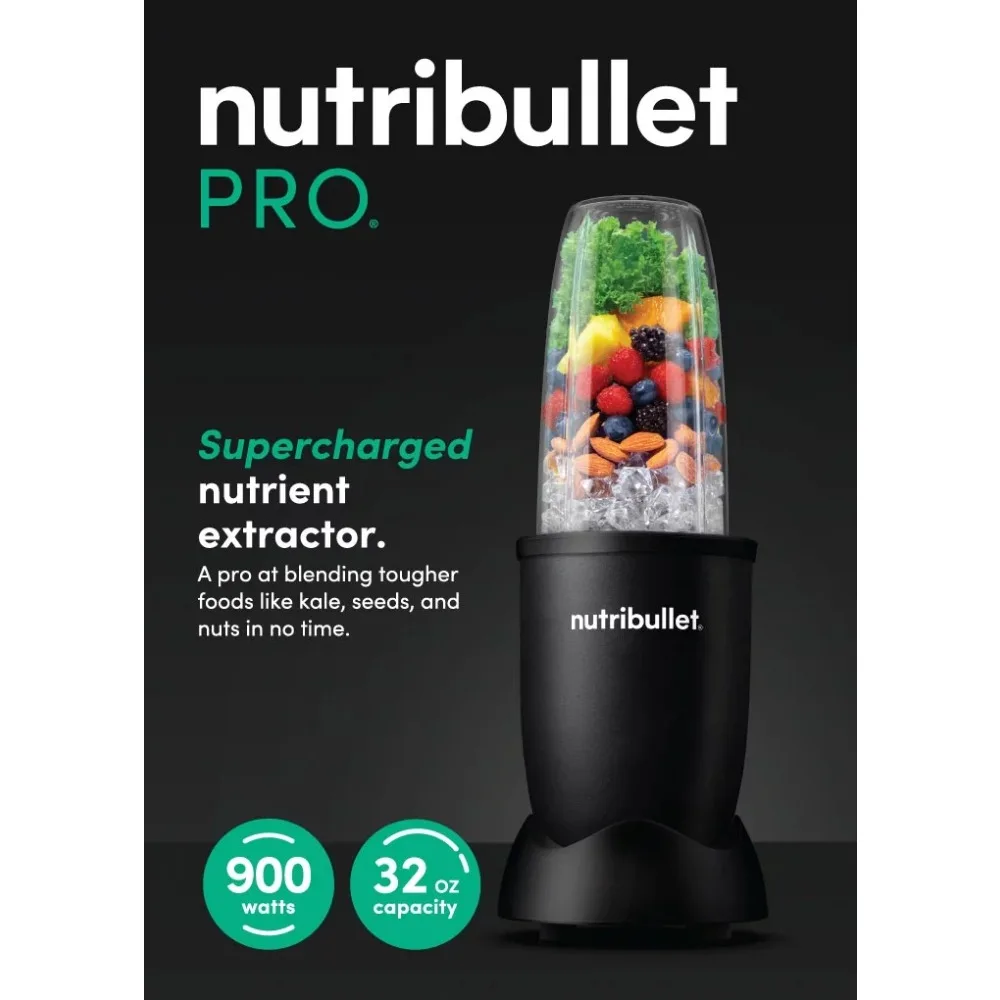 2023 New Nutribullet® Pro 32 Oz. 900 Watt Personal Blender - Matte Black