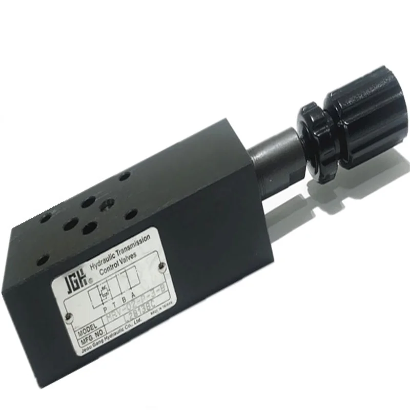

Hot Sale JGH Directional Control Valve MRV-02/03-P/A/B-1/2/3-B/W Stacked Relief Valve MRV-02-P-3-B