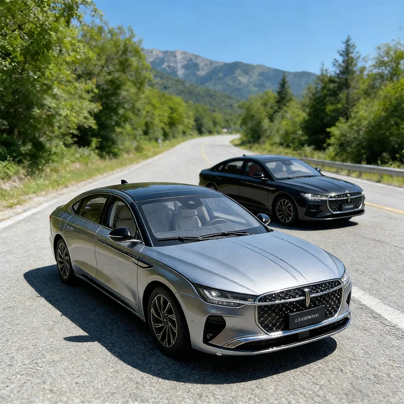 

Changan Lincoln Z I Ku седан, литой под давлением масштаб 1:18, имитация модели автомобиля из сплава, украшение для сцены, коллекция фанатов, сувенирные подарки