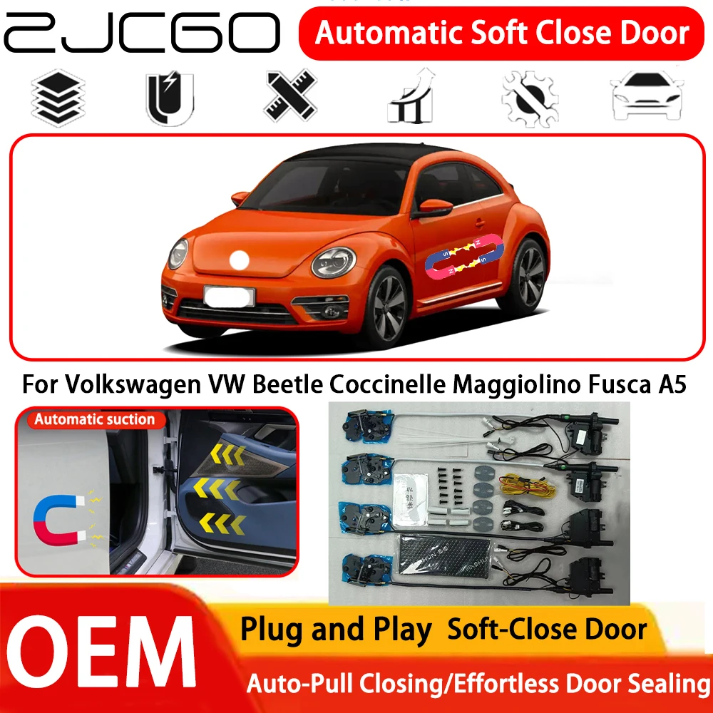 

Система автоматического электрического плавного закрывания дверей OEM Plug and Play для Volkswagen VW Beetle Coccinelle Maggiolino Fusca A5