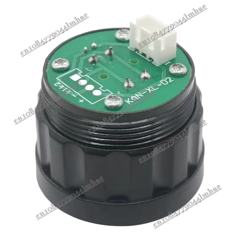 10 Pieces XL-D2 Elevator Spare Parts Lift Round Push Button 3-pin Green Light Without Word-Symbol