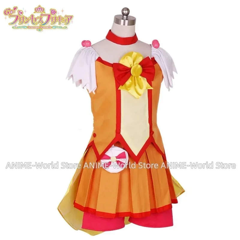 

ff34Halloween Smile PreCure! Force Hino Akane Glitter Cure Sunny Dress Cosplay Costume Adult Deluxe High Quality