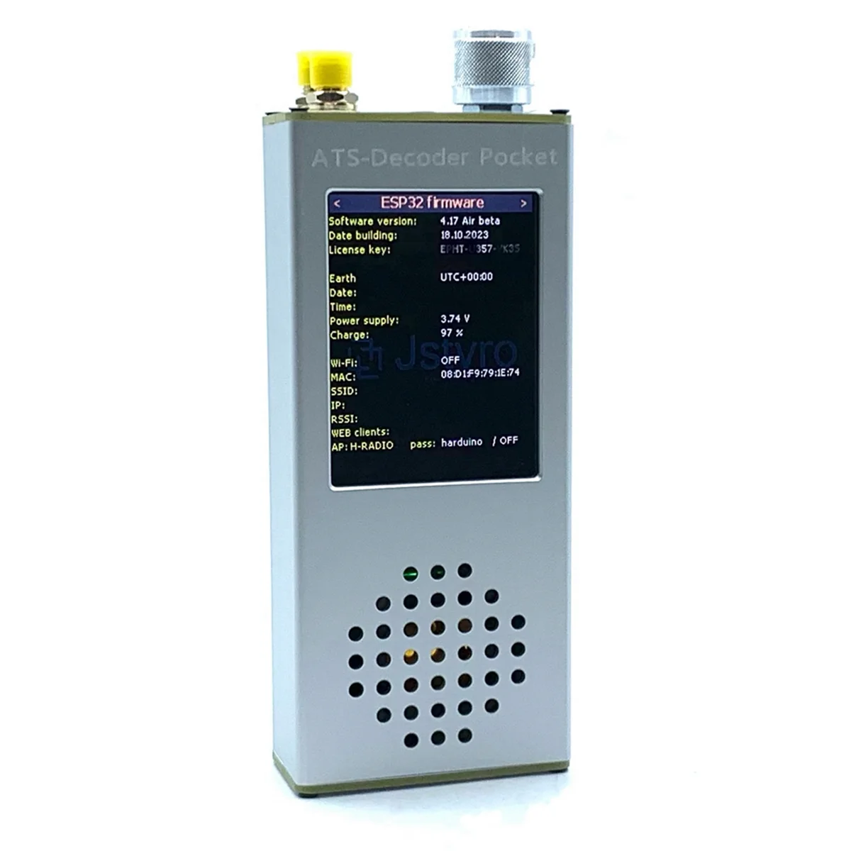 A57G-ATS Decoder Pocket Si4732 Vollband-Radioempfänger FM RDS AM LW MW SW SSB DSP mit 4.17 offiziellem registriertem Code