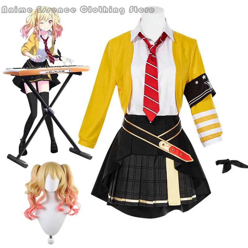 Anime Tenma Saki disfraz proyecto Sekai Colorfl escenario hazaña Cosplay mujeres lindo vestido traje abrigo camisa falda ropa de fiesta de Halloween