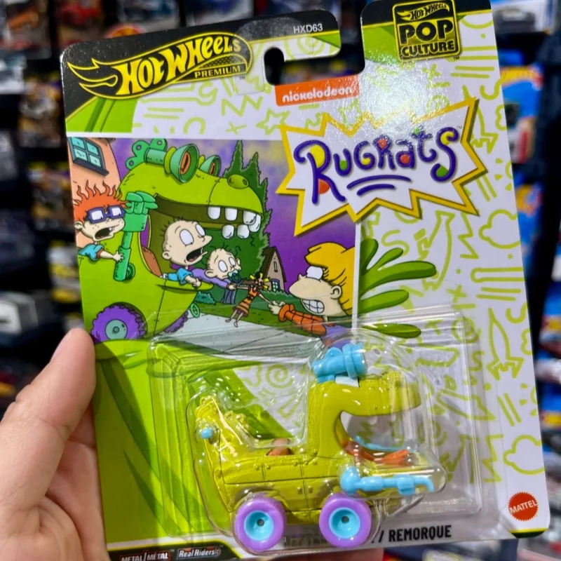 

Hot Wheels Premium Pop Culture Rugrats Reptar Wagon 1/64 литая под давлением модель автомобиля миниатюрный коллекционный автомобиль для любителей игрушек