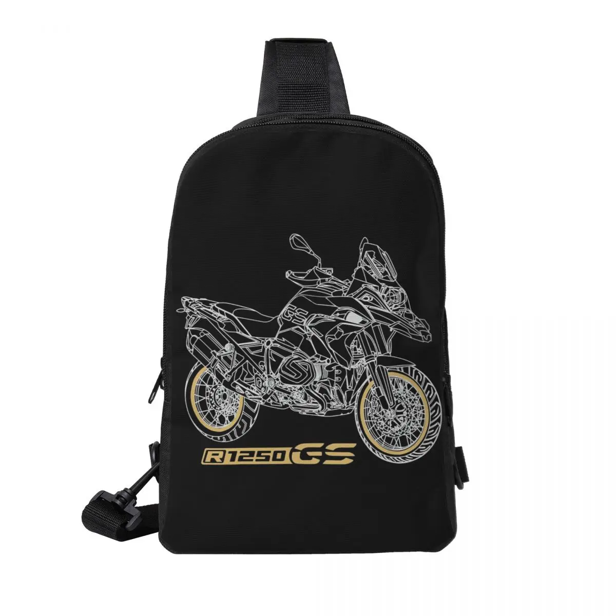 

GS 1250 R 1250 Adventure Motorcycle (4) Chest Bag Men Sling Crossbody Backpack Chest Bag Travel Hiking Daypack Shoulder Bag