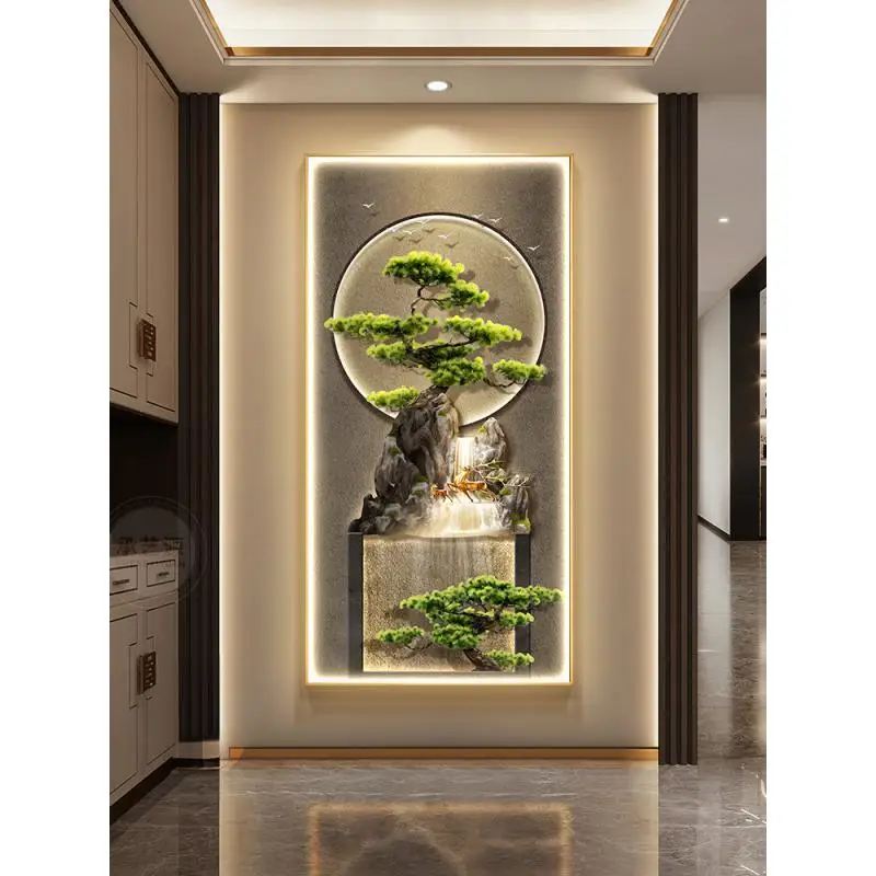 

Современный стиль, украшения для дома, светодиодные настенные светильники, зеленое растение, коридор, прихожая, подвесная картина, высокая гостиная, настенная лампа