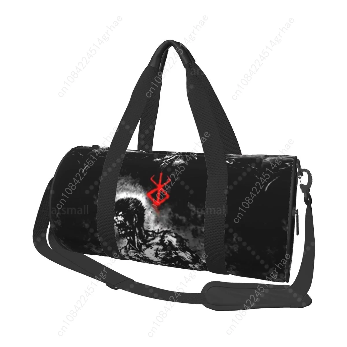 Torba do jogi Anime Berserk, wytrzymały plecak na trening, torebki, okrągłe torby fitness na zewnątrz, torba podróżna typu duffle.