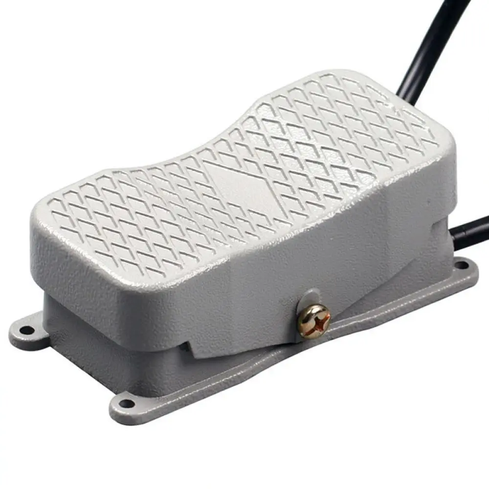 Electric Power Foot Switch Pedal Industrial Control Component YDT1 20 101 Hands Free Operation With Connecting Wire