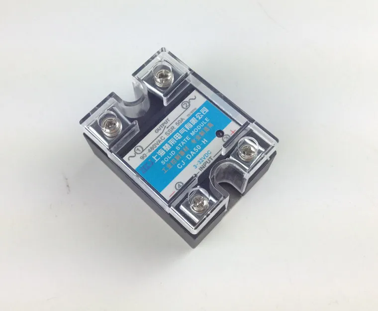 DC Control AC DA Solid State Relay CJ-DA50H Solid State Relay 50A Solid State DA50-H SSR