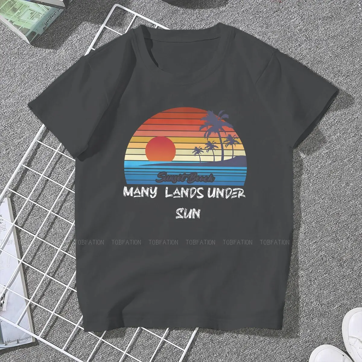 Many Lands Under One Sun TShirt for Woman Girl Image 4XL Casual Sweatshirts T Shirt Novelty Loose