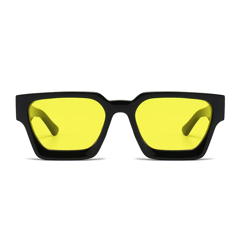 SHAUNA Ins Beliebte Damen Quadratische Sonnenbrille Retro Herren Getönte Farbtöne UV400 – Detail 21