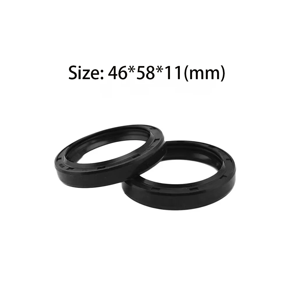 46x58x11 46 58 11 Oil Seal & Dust Cover Front Fork For Honda Kawasaki KX125 KX250 KX500 ZX-6 R ZX6 R ZX-9 R ZX9
