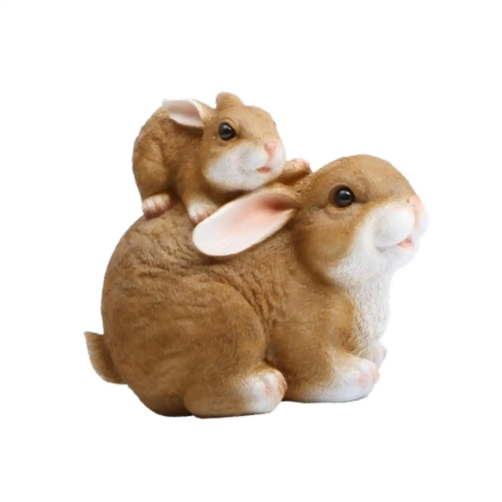 Rabbit Statue Decor Rabbit Figurine Art Gifts Crafts Rabbit Sculpture Rabbit Ornament for Patio Yard Grounds Front Porches