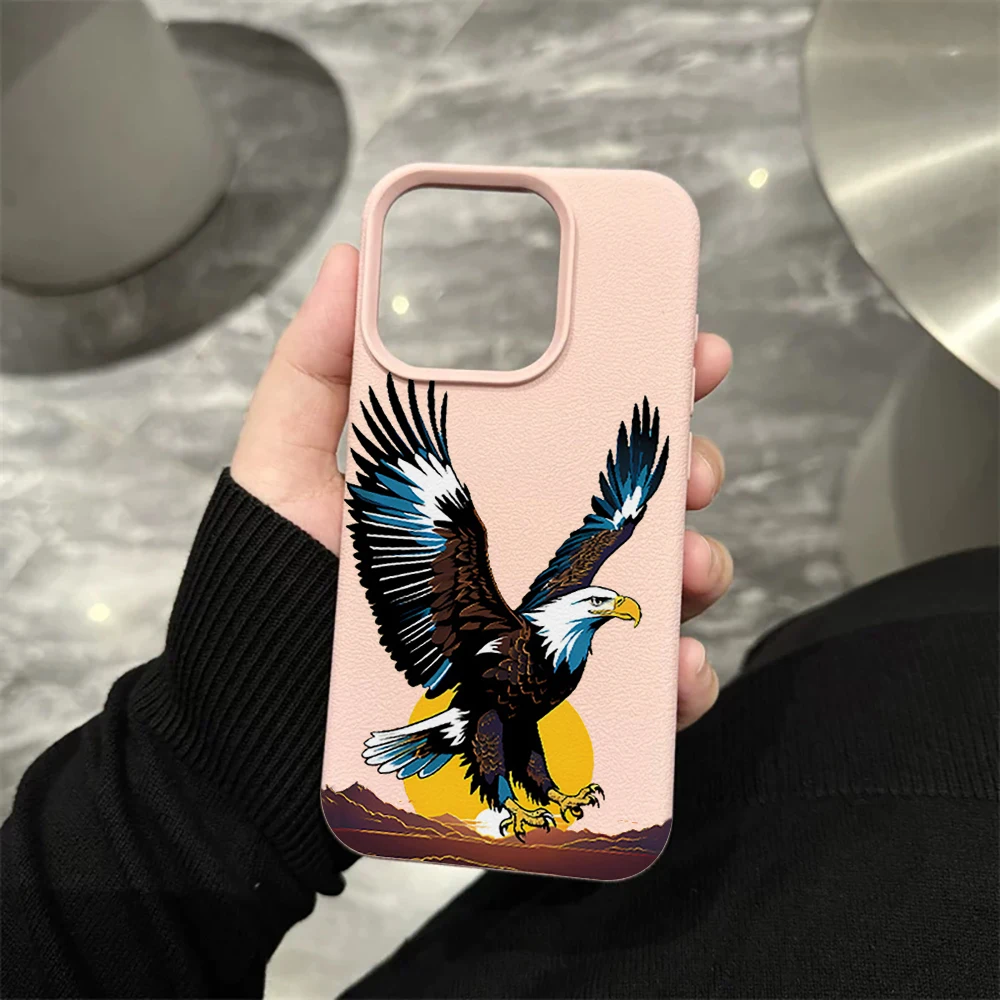 Soaring Eagle Handyhülle für iPhone 17 16 15 14 13 12 11 ProMax 16 15 14 Plus 17 16 15 14 13 12 Pro 17Air Silikon Matte Hülle – Detail 7