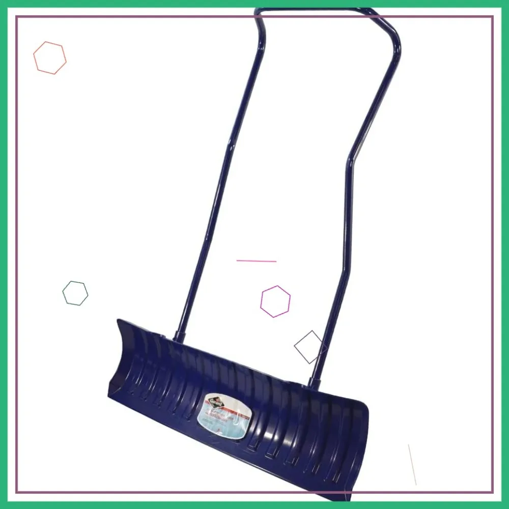 

36-Inch Extra-Large Ergonomic Snow Pusher with Steel Handle for Easy Driveway Clearing