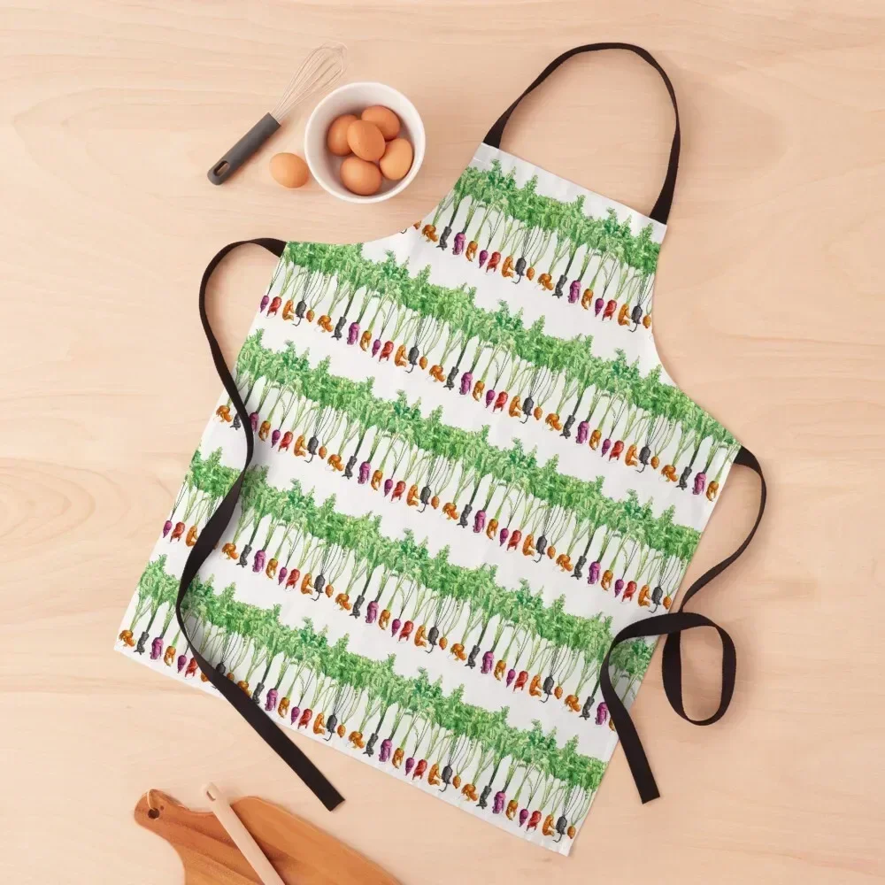 

Funky Carrots Apron Beauty Waterproof Kitchen For Women carpenter Apron
