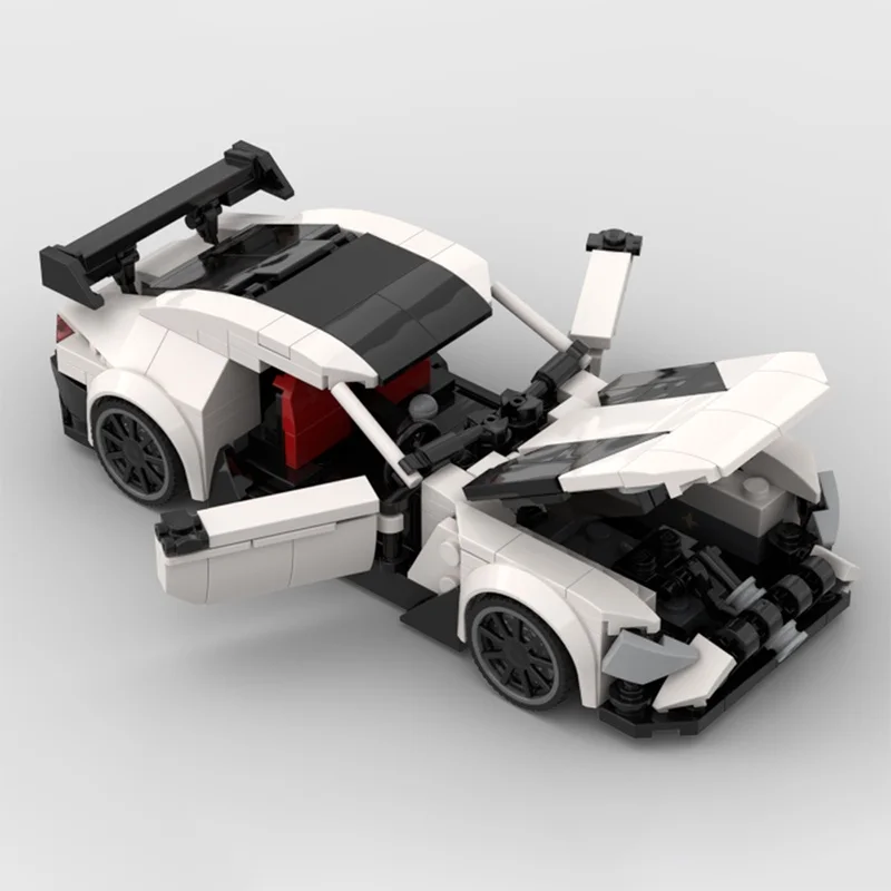 301 pezzi MOC Mercedesesed GT Serie nera Bianco Modello da costruzione blocchi regalo di Natale Architettura giocattoli Idea creativa fai da te Educazione