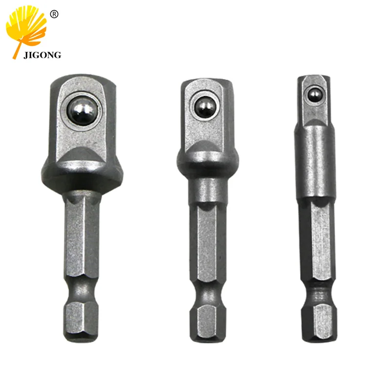 Krom Vanadyum Çelik Soket Adaptörü Hex Shank 1/4 \
