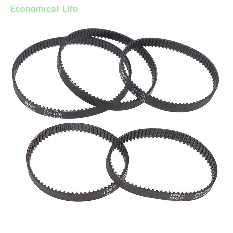 2pcs Timing Drive Belt 2GT/2M Perimeter 140 142 150 160 180mm Width 6mm Synchronous Conveyor Spare Part For Vaccum Cleaner