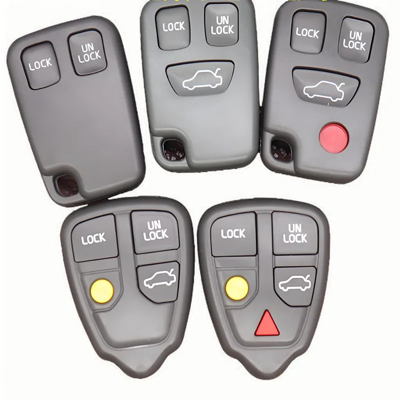 

10pcs 2/3/4 Button Remote Shell For Volvo S40 S60 S70 S80 S90 V40 V70 XC90 XC70 Remote Car Key Shell Fob Case