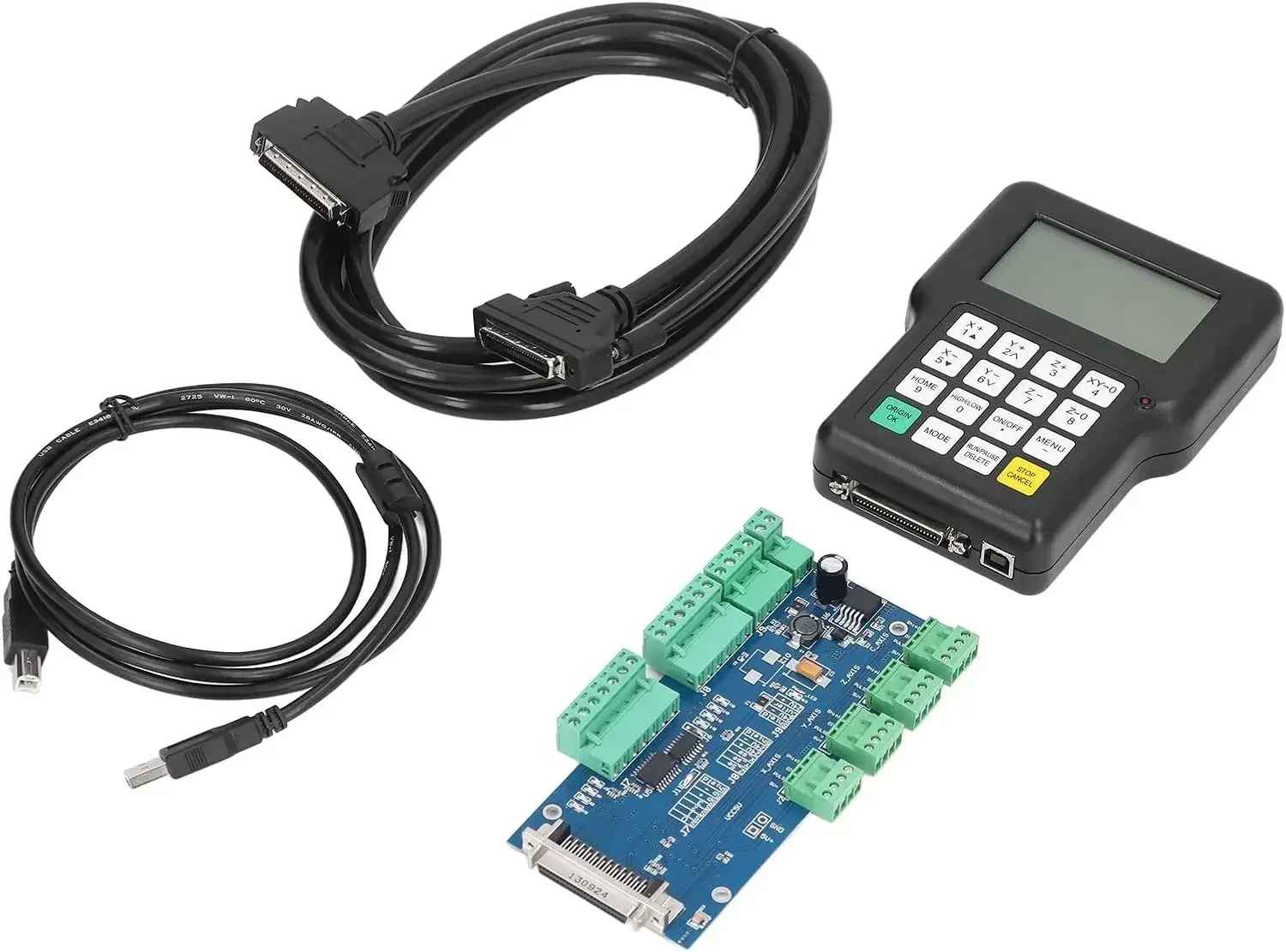 

EVTSCAN Engraving Machine Controller 3 Axes CNC DSP Remote Hand Control Supports High Microstepping