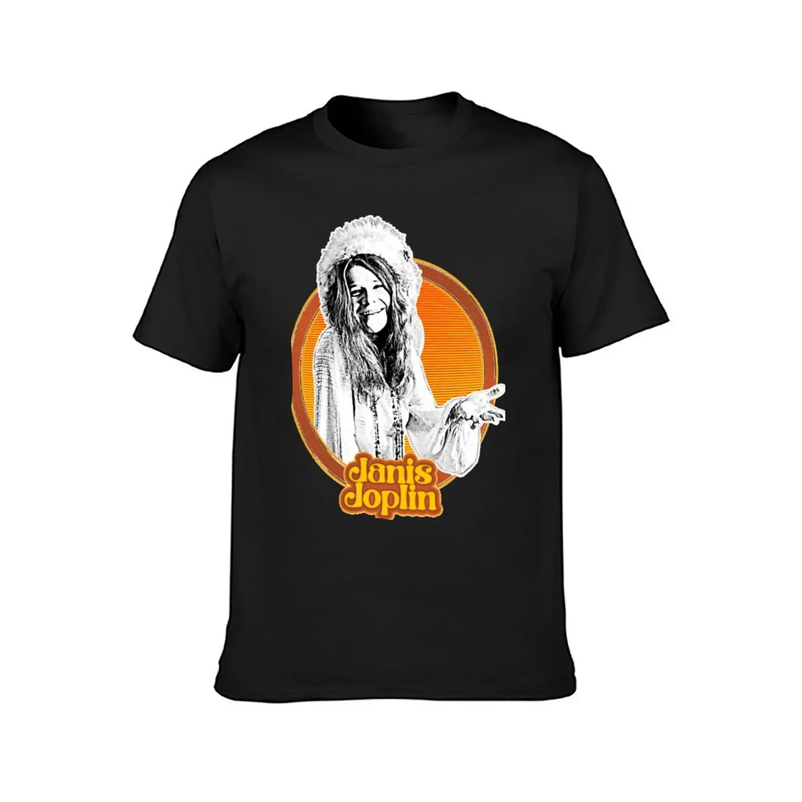 Vintage Janis Joplin art Classic T-Shirt heavyweights plus sizes anime clothes new edition oversized t shirts for men