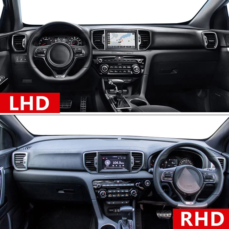 Für Kia Sportage 4 QL 2016 2017 2018 2019 2020 2021 Auto Dashboard Abdeckung Sonnenschutz Vermeiden Licht Matten Nicht-slip Pad Zubehör