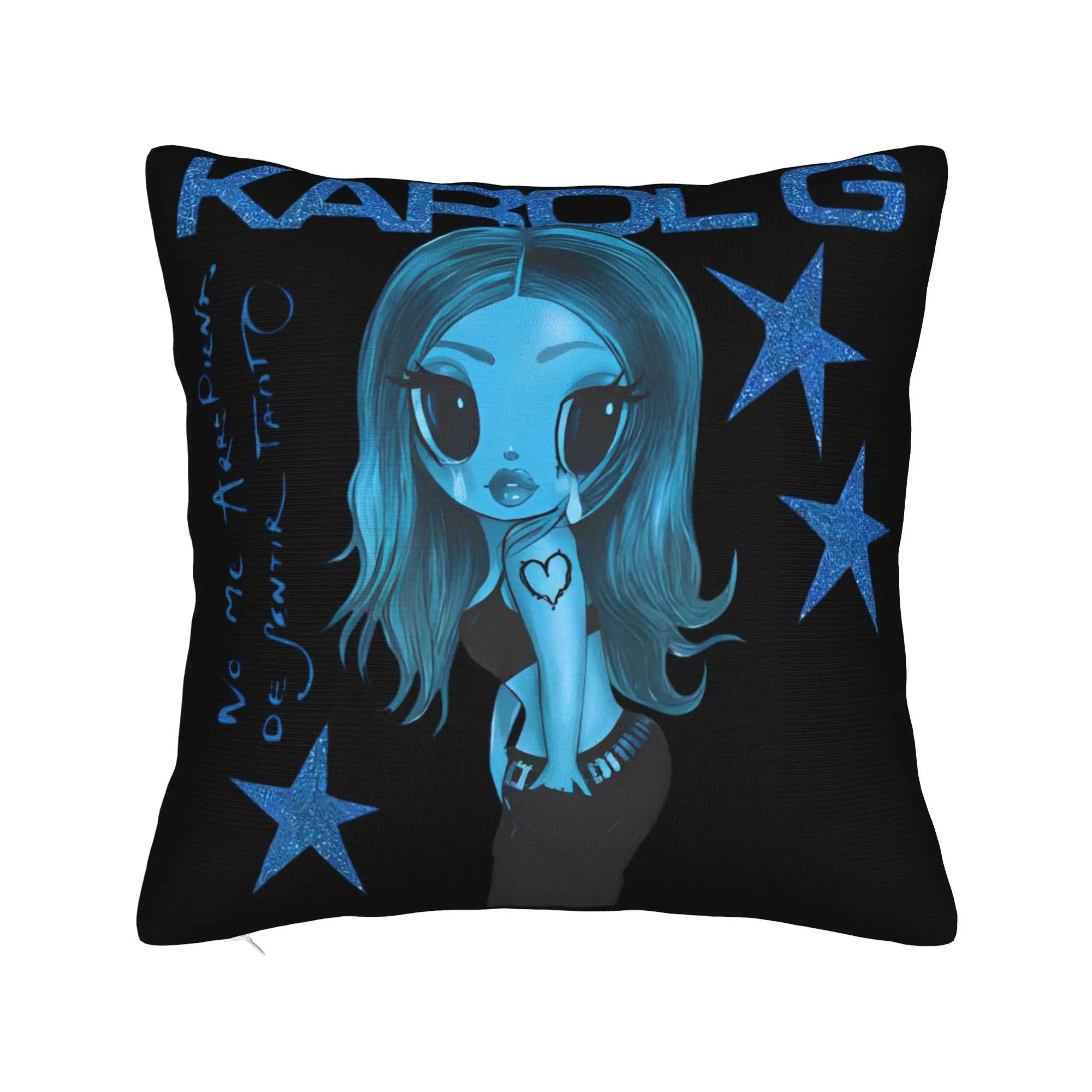 Bedroom Decor No Me Arrepiento De Sentir Tanto Karols G NMADST  Pillowcases Merch  Pillow Covers Square Multiple Sizes