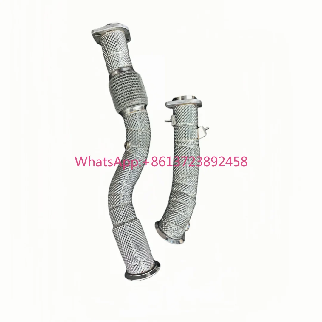 DEX 304 Stainless Steel High Flow Exhaust Downpipe Heat Shield for 2021-2024 for M2/M3/M4 G80/G82/G87