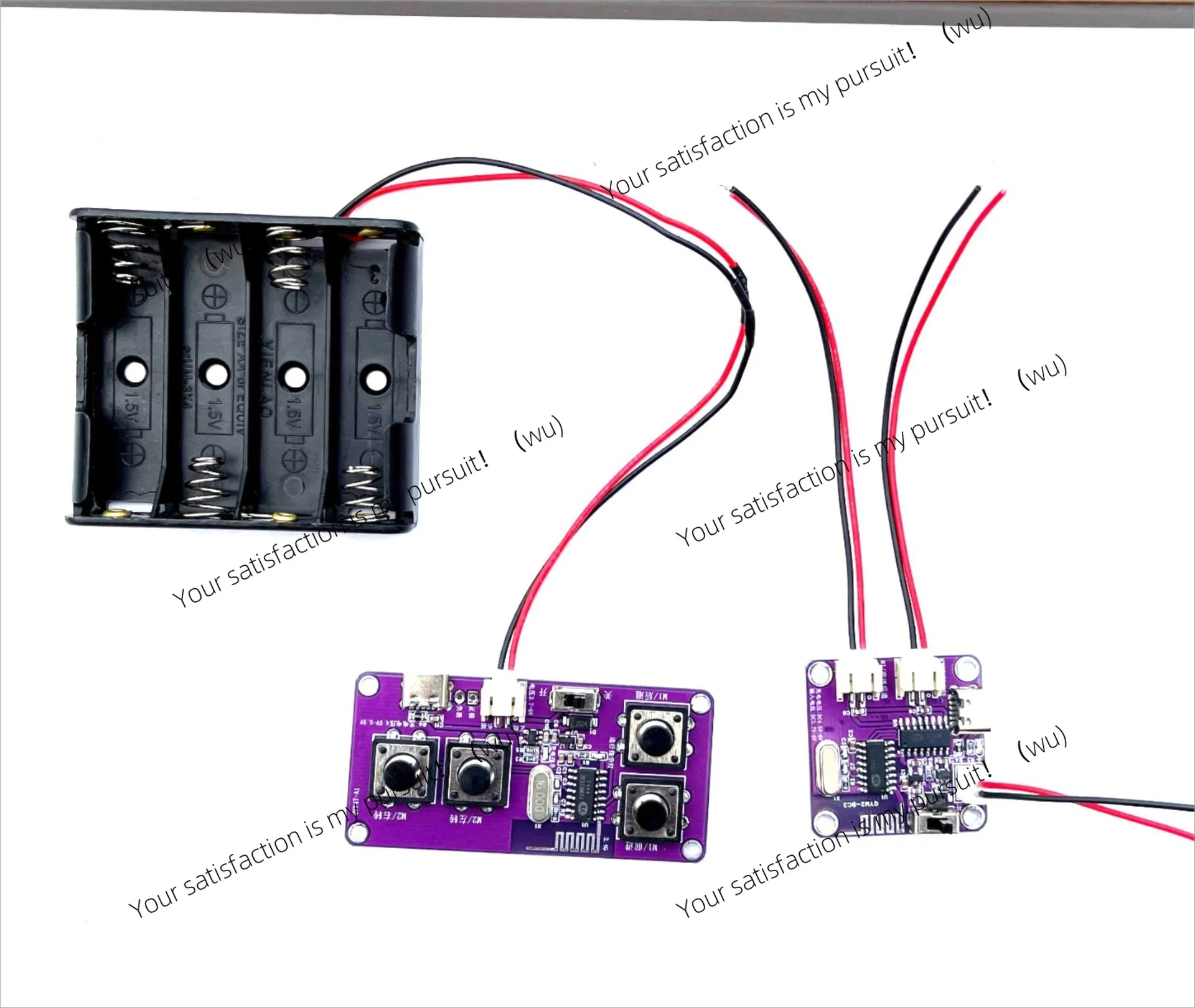 Suitable for 2.4G four-channel toy car remote control + receiving control main board steering module set 100 meters