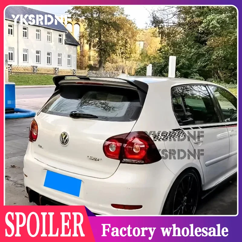 

Высококачественный спойлер на заднее крыло автомобиля в стиле Oettinger, глянцевый черный карбоновый вид, эксклюзивное использование для VW Golf 5 V MK5 GTI R32