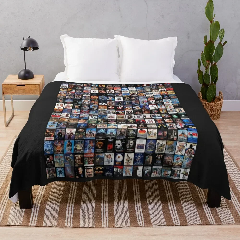 

Movie Posters from the 80s Classic Throw Blanket Compact Warm Blanket for Car Road Trip