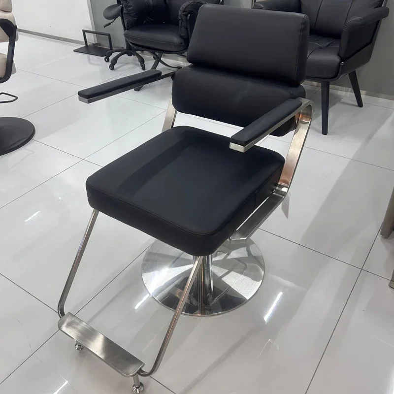 Internet celebrity high-end barber shop chair hair salon special hair cutting stool hair salon lift perm chair simple seat