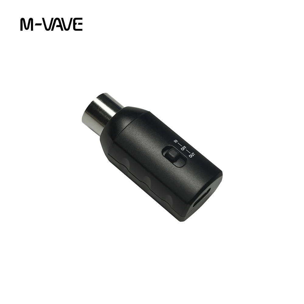 M-VAVE SK7 1/2/5/10 Wireless MIDI Adapter |2.4G|Low Latency|Plug & Play| 25-Hour Life|USB-C Recharge|for 5-Pin MIDI & USB Device