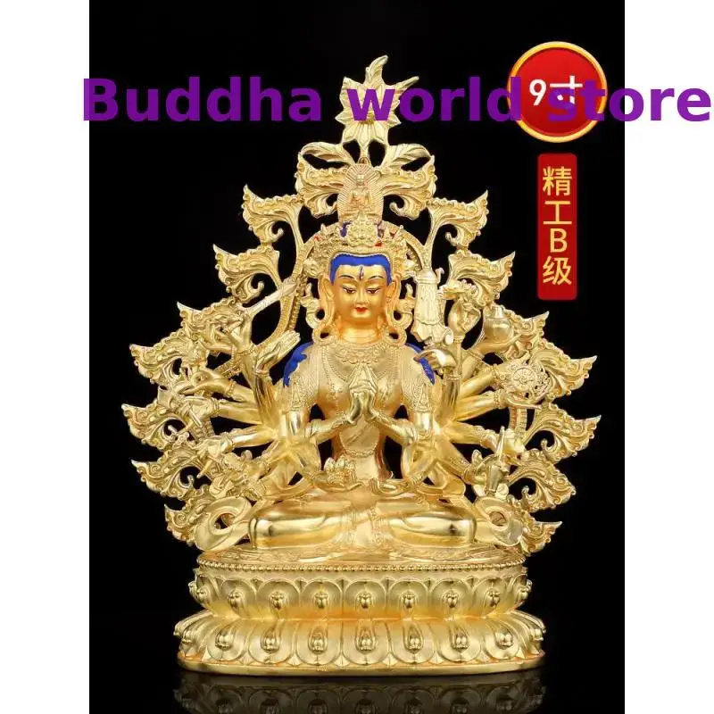 special offer Wholesale high good quality Buddha statue COPPER Tantric Maha Cundi Bodhisattva Buddha Buddhist HOME Altar worship