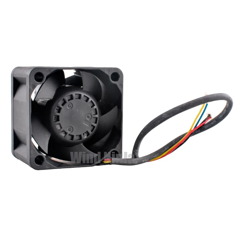 High-Speed 4cm Cooling Computer Fan 40mm DC12V 7.8W 4pin Dual Ball Bearing Adjustable Power Supply Compatible Hardware